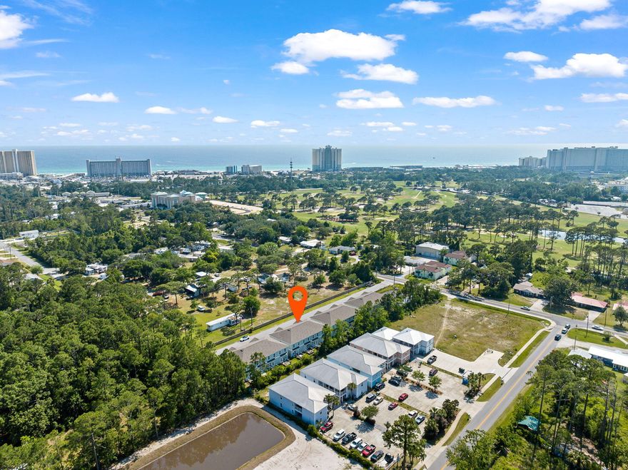 Less than a mile form the beach, almost new, well designed and perfect for main residence, second home or vacation rental. Short term rentals are allowed and  projected to reach up to $45K. This townhome was built in 2021 and is one of the newest and nicest properties in this price range this close to the beach. It's light, bright and spacious, with large closets and modern finishes. Luxury vinyl plank flooring, 42 inch cabinets with soft close, quartz countertops, nice stainless steel appliances, washer and dryer that come with the house and smart technology - this home has all the upgrades. Attached garage will allow you to store all your beach toys, while HOA maintaining exterior and landscaping will make ownership effortless. HOA also covers exterior insurance, saving you money.