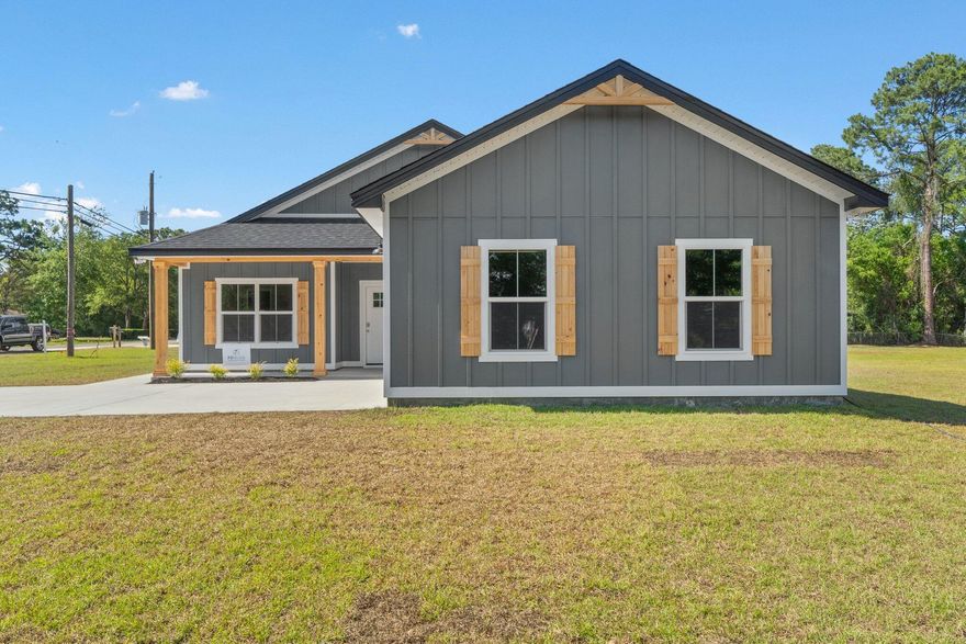 *photos of previous build* NO HOA, oversized lot! This semi-custom home offers 1965 square feet of spacious living with 4 bedrooms, 2.5 bathrooms, and an expansive oversized backyard! The home's standout features include custom cypress wood beams and vaulted ceilings, adding warmth and character to the already beautiful design. The walk in pantry, gas range, and side-entry garage make for a modern and comfortable living experience that you'll enjoy every day. Don't forget your gas fireplace to cozy up to on those chilly overcast days! The master bathroom boasts a luxurious free-standing tub and beautifully tiled shower, offering a spa-like experience at home. You'll never have to worry about running out of hot water with the tankless water heater - a feature that will surely impress. This is not your average builder-grade house - it's a true gem with curated designer fixtures and finishes. With a focus on personalized service and attention to detail, you can trust that your home-buying experience will be second to none. Contact us today to learn more about how you can make this house your forever home! Estimated completion March 2025