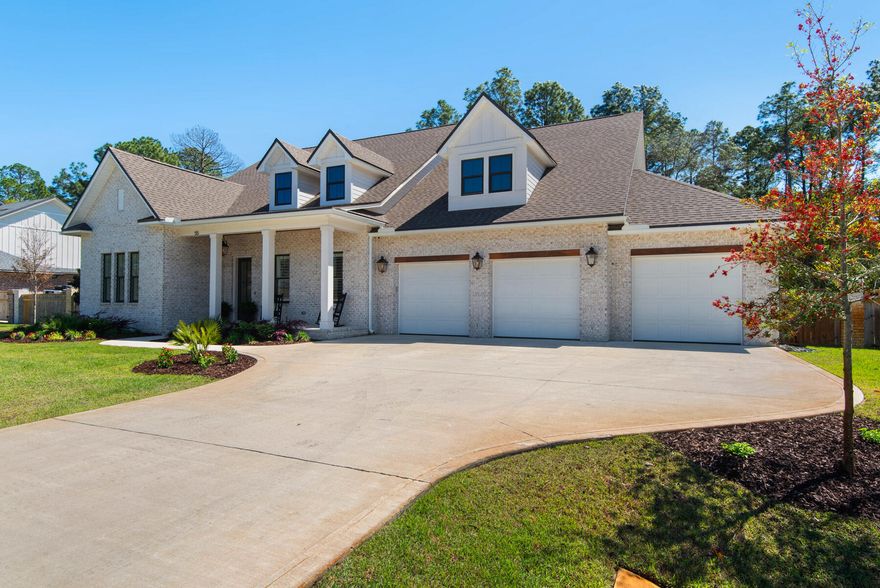 Seller will pay $10,000 toward closing cost to a qualified buyer.Located in the gated neighborhood of Hunters Run, 55 Pheasant Way is a one-story home with 3,044 sq ft  featuring 4 bedrooms, and 3 full baths. The floor plan is open with fine finishes, custom cabinetry, 10 ft ceilings throughout, hardwood floors, solid core doors, shiplap, and plantation shutters. The master suite and master bath features walk in closet, double vanities, shower, and garden tub. This residence was built by Randy Wise Homes and completed in 2022. Exterior features including brick , 3 car garage, covered front porch, and large outdoor back porch with a summer kitchen. Current owners added a private pool in 2023.    Buyers to verify all dimensions and dues.