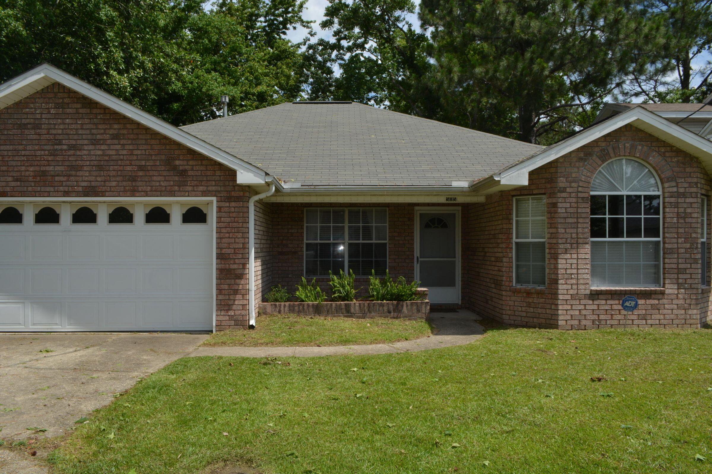 Searching for an affordable home, with natural gas, a fireplace and fenced in backyard; welcome home. Centrally located near FWB Medical, Hurlburt AFB and on a cul-de-sac so this street has limited traffic. A low maintenance lawn with sprinkler system and pump makes upkeep a breeze. Step inside and enjoy the open floor plan. Trey and vaulted ceilings, granite kitchen countertops and cultured marble in the master bathroom are upgrades that add to the appeal. Prelisting home inspection done needing only a few minor repairs; saving buyer time and money. All repairs deemed necessary will be completed. Home warranty included for peace of mind. Seller can assist with closing costs; saving buyer thousands. Home is rented through October.