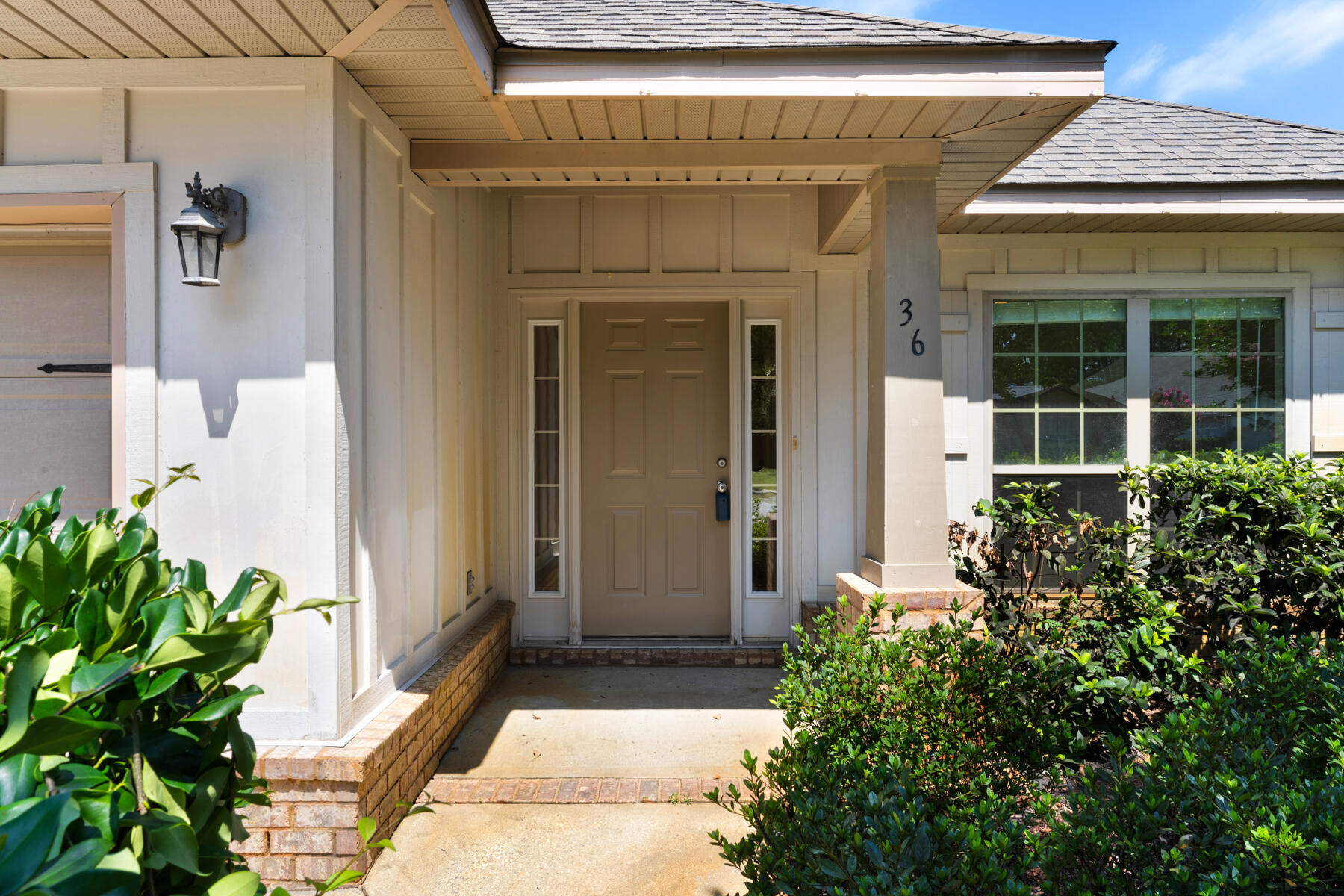 This home is located in the highly sought after, environmentally responsible, master planned community of Hammock Bay, located in Freeport, FL. This craftsman style 3-bedroom, 2-bathroom home is nestled in the Passages subdivision of Hammock Bay and backs up to Passages Pond. There's a separate room with French doors for a home office, reading room or whatever you desire. The private, spacious master features tray ceilings and windows that look out towards the pond. There's an ensuite bath with a garden tub, separate shower, granite countertop and a large walk-in closet. The two guest bedrooms have walk-in closets, and they share the hallway bath that includes a tub/shower combo and granite countertop. The amenities and activities in Hammock Bay are one-of-a-kind and for residents of all. There are bike trails/walking path throughout the community, a fitness center, three swimming pools, playgrounds, pickleball courts, sports complex, dog park, a General Store, food trucks, Props Brewery, green space with a jumbo screen that plays movies in the summer and sports games during each season. There are two clubhouses, one on the lake near the fitness center and one on the bay. There are also annual events and festivals in the Hammock Bay Community as well as clubs and groups that meet monthly. All dimensions and dues to be verified by Buyer.