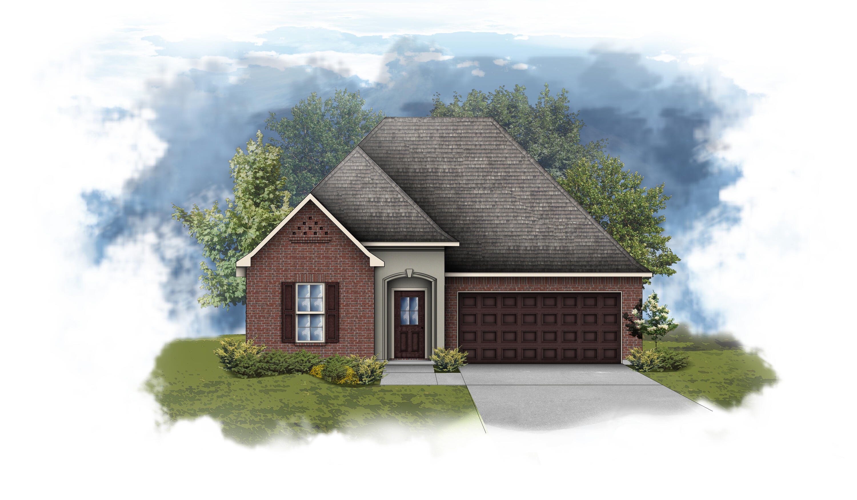 The TRILLIUM IV A in The Bluffs at Lafayette community offers a 3 bedroom, 2 full bathroom open and split design. Upgrades added (list attached).Special Features: double vanity, garden tub, separate shower, and walk-in closet in master bath, kitchen island, walk-in pantry, boot bench in mudroom, covered porches, crown molding, ceiling fans in living and master, smoke and carbon monoxide detectors, landscaping, architectural 30-year shingles, flood lights, and more!Energy Efficient Features: tankless gas water heater, kitchen appliance package with gas range, vinyl low E windows, and more! Energy Star Partner.