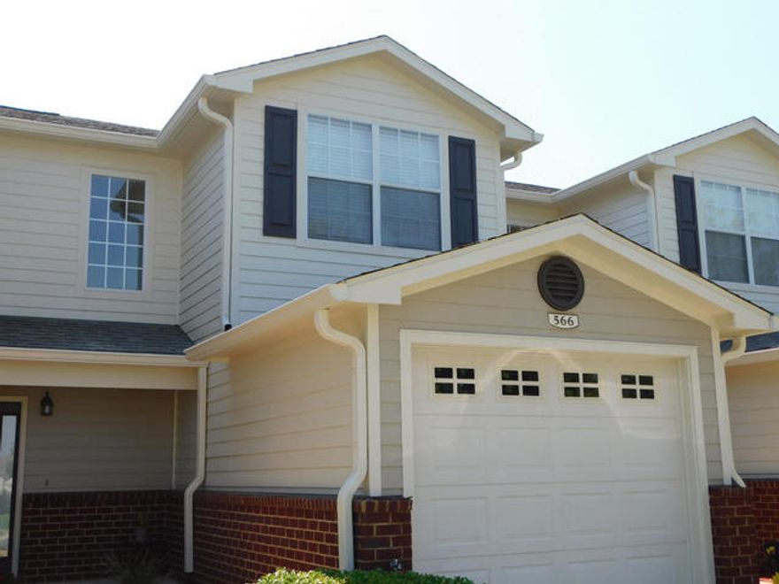 Great investment property or place to call home. There is a great tenant in place until 08/21/2019 and would love to stay. Current rent is $900. per month. There is a community pool and play ground within walking distance and the grounds are very well cared for, throughout the neighborhood. The inside of the Townhome is in great shape and is ready to go. Upstairs is the 2 bedrooms and 2 bathrooms. Both bedrooms have their private bathroom. The main level has the half bath, laundry room, kitchen , dining area and living room.