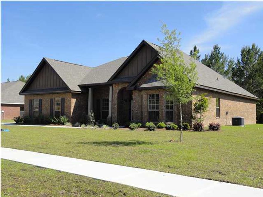 This beautiful home is located in the prestigous Sounds neighborhood on one of the larger lots in Hammock Bay. The Cynthia floor plan - 3 bedrooms, 2 full baths,formal dining, office, sunroom and oversized great room that is open to the dining room, kitchen and breakfast nook. Granite, GE stainless appliances. side entry garage. 9ft ceilings w/ trey ceiling/crown moulding in master bdr. Mbath has dble vanity granite countertops, garden tub and separate shower. Low maintenance all brick exterior w/privacy fenced in back yard. Custom built, large storage building is included. Fully landscaped and irrigation in place. Enjoy the wonderful amenities of Hammock Bay - clubhouse w/theater, fitness ctr, pools, playgrounds, Sports complex, sidewalks, nature trails, bayfront park.