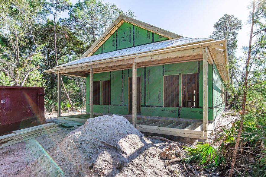 BRAND NEW, high quality build under construction with Spring completion. This home offers an open kitchen and living space with lots of light. Expansive covered porches on both the front and the back of the house to enjoy the beautiful bay scenery. Great floor plan- all bedrooms have private baths. Features include quartz countertops, shaker cabinets, walk-in closets, 10 foot ceilings and LVP wood look flooring throughout. Additionally there is a detached garage and plenty of parking. Located in the heart of Point Washington, just steps from the bay and a short 10 min drive to the beaches of 30A. Community amenities include pool and neighborhood boat ramp. There is a county dock with bayside park within walking distance.