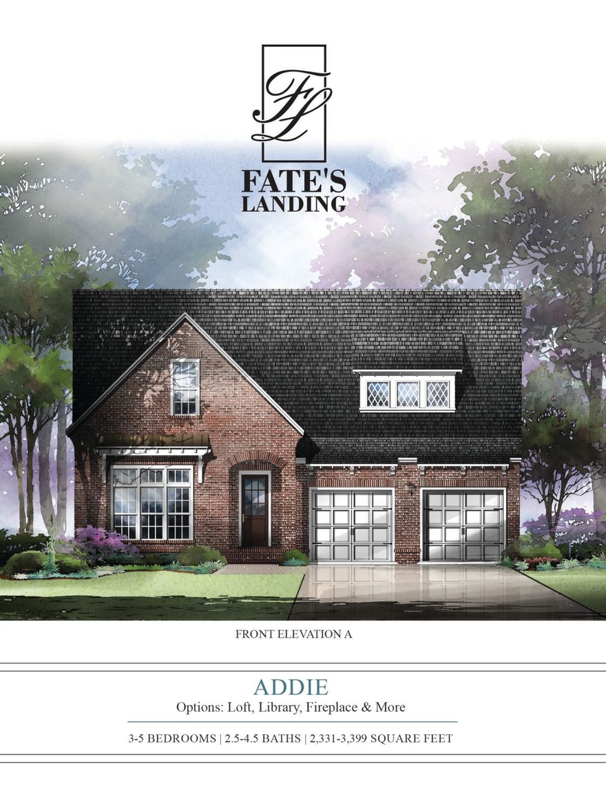 Currently under construction on a private homesite for spring 2020 move in.
We're excited about this brand new plan designed specifically for our newest Niceville neighborhood, Fate's Landing. The Addie C includes 3186 sq ft with 4 bedrooms, 3.5 baths, an office, a loft and a rec room. Features include 10' ceilings, 8' doors and entries, classic craftsman trim, impact windows galore, all stone tops and a large open kitchen with shaker cabinets, Frigidaire Professional appliances, and much more.
Call today for details!