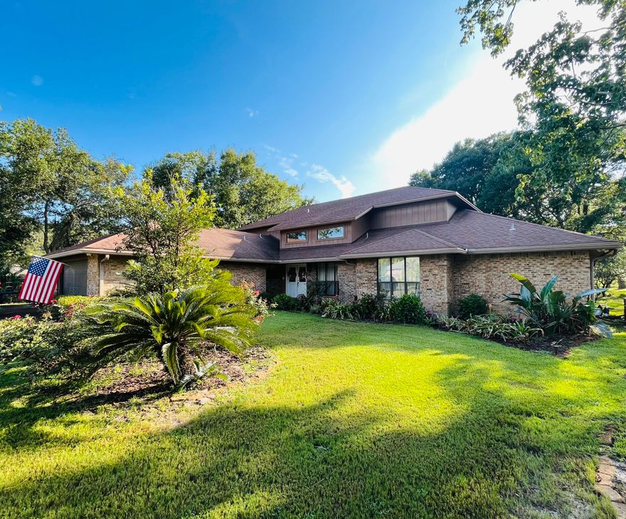 Located in beautiful Indian Bayou, this home is nestled on a cul-de-sac and backs to the golf course! These are just a few of a long list of wonderful things this home has to offer.  The spacious living room with fireplace and the enclosed sunroom are the perfect places to relax and watch the golfers as they tee off on the 5th hole. If you need a break from work, the study with built-in bookcases and the first-floor primary bedroom also face the course. The kitchen boasts granite counters and amazing storage.  Upstairs, the second story loft-living space leads to two additional bedrooms and the second oversized full bath with double vanity.  This property is ready for the new owners to move in and enjoy the rest that summer has to offer!