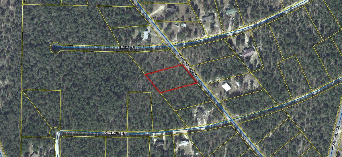 1 acre! Perfect for building your new home or manufactured home. Just 5 minutes from shopping in DeFuniak Springs and 35 minutes to the Beaches of South Walton. Buyer must verify all measurements.