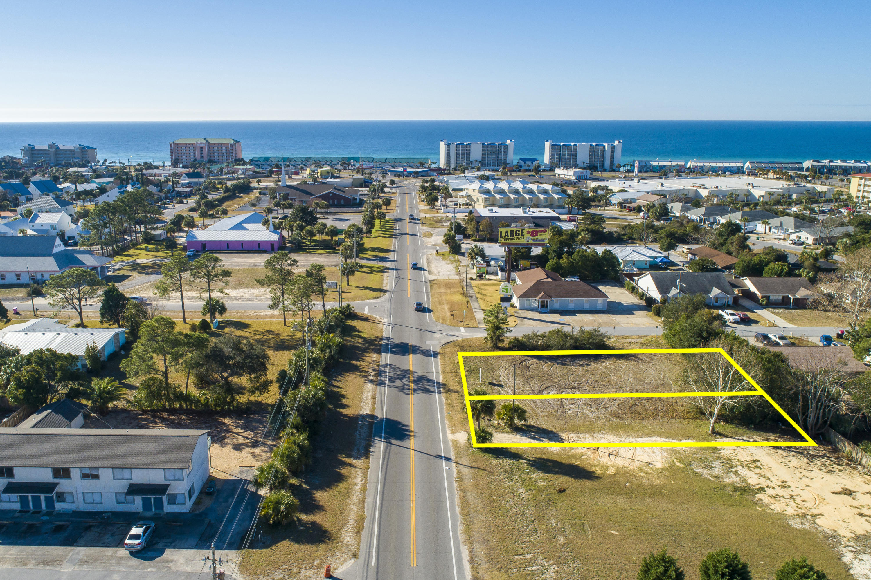 PRICE IS FOR BOTH LOTS. THESE LOTS CAN BE DEVELOPED AS Residential or Commercial...better set up for Residential.CAN BUILD A SMALL BUSINESS WITH PARKING IN THE REAR OR DEVELOP AS RESIDENTIAL LOTS. LOCATED IN THE FRONT BEACH OVERLAY DISTRICT. BUYER/S TO VERIFY ALL INFORMATION CONTAINED IN THE LISTING.