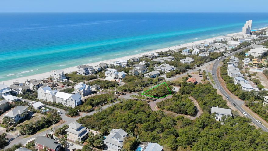 What a find! Welcome to the quiet, upscale, gated, residential neighborhood of Heritage Dunes. No short term rentals here. Heritage Dunes boasts all that 30A has to offer plus a whole lot more. This neighborhood has its very own private entry, dedicated beach access right across the street, well within a short walking distance from this lot, with 400' of beautiful, white sandy beaches and endless emerald green waters. There is also a community pool nestled beachside under the palm trees for your enjoyment. Check out the home sketches and floor plans that may be perfect for this lot! A possibility of Gulf views as well! Verify this with your builder of course.