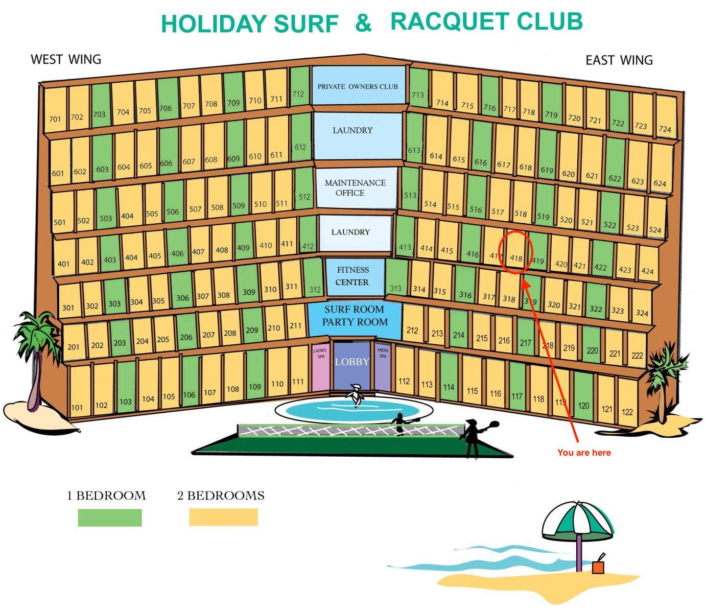 HOLIDAY SURF & RACQUET CLUB - Residential