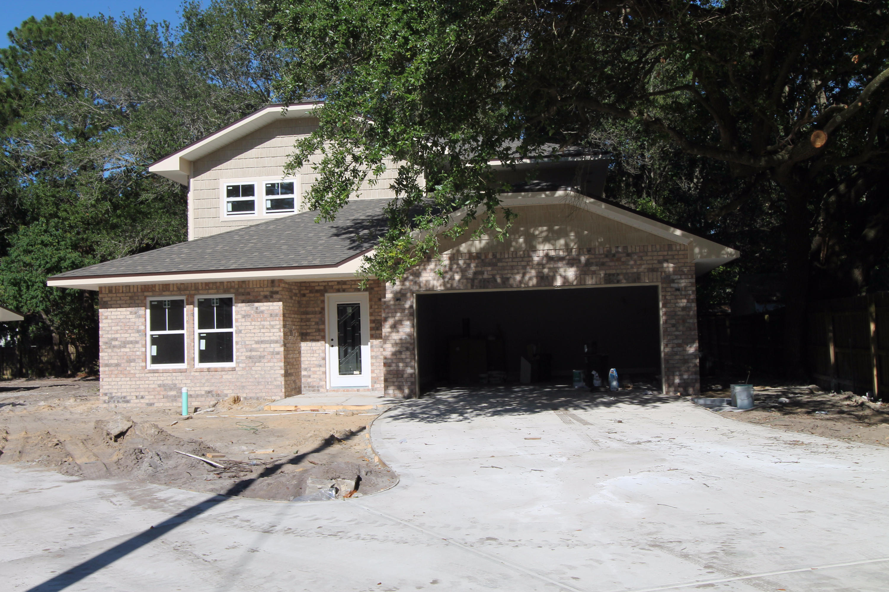Brand new construction started on 5/01/2016. Awesome plan offered by a multiple award winning builder. This 2 Story (master is on first floor), 3/3.5 home has super curb appeal. There are 9 ft. ceilings w/ impressive crown molding, and 5 1/4'' baseboard throughout the main living areas and master. As you approach the front of the home, you will be quite impressed. The covered porch is very welcoming, and the attractive leaded glass door makes for a grand entrance. The formal dining room is at the left of the home's front. As you continue down the hallway, just past the stairwell, you will then enter the chef's delight kitchen which boasts maple cabinetry, granite countertops, a huge pantry, and stainless appliances (including an oversized commercial grade frig./freezer). The oversized great room is in the rear of the home and opens to a covered porch, which is perfect for entertaining. The master suite is located at the left rear of the home. It is has a large walk - in closet, a whirlpool garden tub and separate shower , and a double vanity. Bedrooms 2 and 3 are located on the second floor, and have private baths. The laundry room is conveniently located at the left of the kitchen. The yard will be fully fenced and beautifully landscaped and comes complete w/ a well, sprinkler system and timer. Insurance will be very reasonable, as home is built to today's code. Plywood window coverings are being provided for storm protection. Home has a Taexx ''in the wall'' pest control system that is serviced from the exterior of the home, for owner's convenience. Completion is expected in mid August.