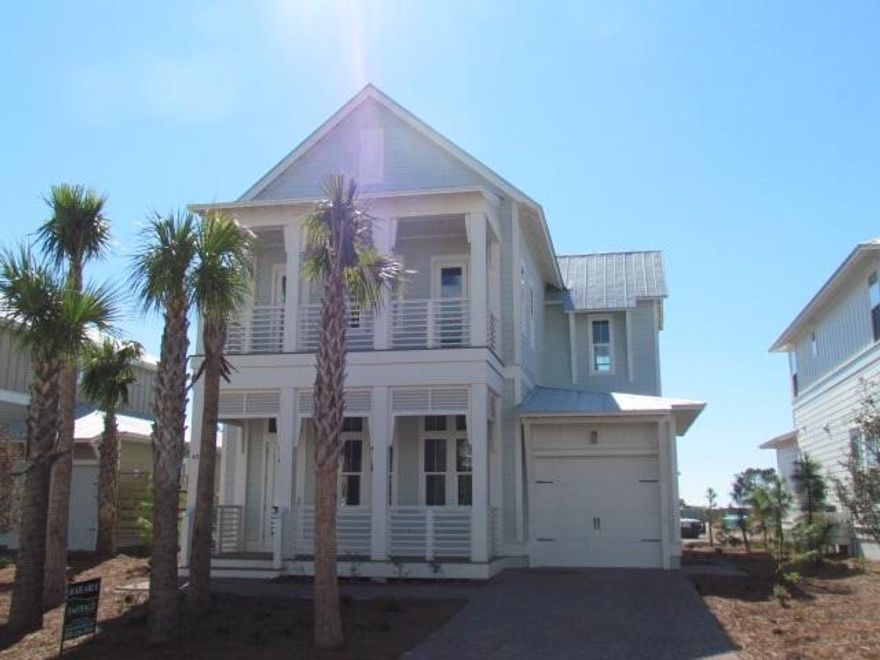 Emerald homes is now offering one of the most popular plans in the hottest community on 30a ''Prominence'', the Sienna Plan on Lot #73. Beautiful beach home with four bedrooms and 4 baths and a powder room. This home would make a great full-time, vacation home or rental with a master suite downstairs and up. Stainless steel appliances, granite countertops, tile in baths and laundry, wood floors in main living areas and stairs. Tankless hot water heater, metal roof and built in pest control system. Just released in phase 2 this home will not last long! similar, but not necessarily of subject property, including exterior and interior colors.