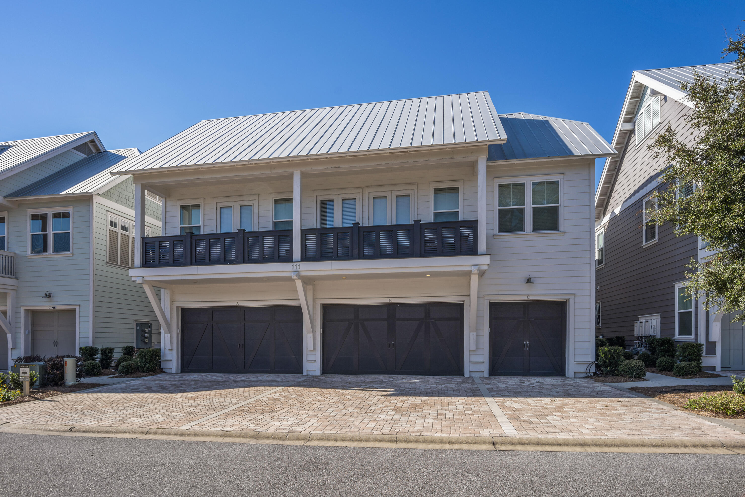 The beautiful 3 bedroom townhome was a strong income producer in 2021 making it a great investment conveniently located next to The Hub. The Cozumel Floor plan is uniquely designed with a two car garage attached. This townhome features a warm open floor plan with windows lining the entire living space, that opens to the large back porch. The kitchen features a large island, stainless steel appliances, Granite counter tops, and several upgrades throughout. Crown molding and vaulted try ceilings can be seen throughout the entire townhome. The master and guest bedrooms will be found on the second floor. The master bedroom includes 12ft tray ceilings. The master bathroom includes granite counter tops, dual vanity sinks, large walk-in closet, and a frameless glass.