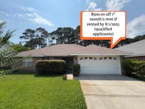 $300 off first months rent if rented by 8/1/2025!! Discover this delightful 3-bedroom, 2-bathroom home nestled in the serene Indian Woods neighborhood. Walk into the open living room with a beautiful fireplace and lots of space for entertaining. The kitchen offers stainless steel appliances and a spacious dining area. All bedrooms are great in size as well. This home is situated just minutes from local beaches, shopping, and dining, this residence offers both comfort and convenience. No smoking. Pets allowed pending owner approval and pet fee.