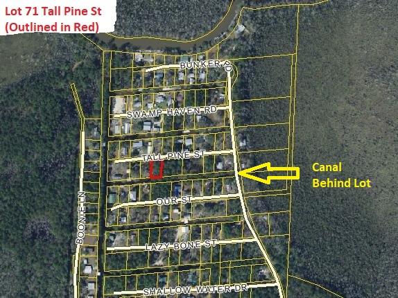 Canal Front Lot In Bunker Creek. Navigating This Canal By Boat Can Take You To The Choctawhatchee River And Eventually To The Choctawhatchee Bay. Small Fishing Community With Privacy For You. If You Are Looking For An Affordable Weekend Location With Bay Access, This Is It. The Lot Is 75 Ft Wide On The Canal And The Road Plus It Is 125 Ft Deep. Purchase The Lot For Investment Or Construct A Place To Use On The Weekends Or Live Full Time. Great Opportunity, Call Today!