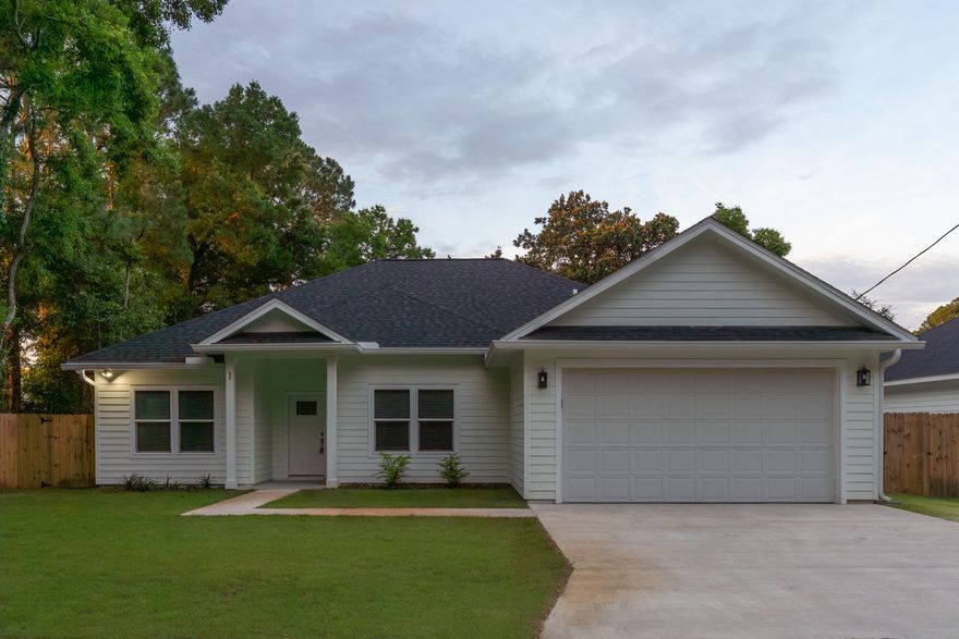This beautiful home features an open concept design with a spacious living area and kitchen. The kitchen is equipped with stainless steel appliances, perfect for modern cooking needs. You'll find a convenient walking pantry for storage and soft-close cabinets throughout the home, adding a touch of luxury.The common areas and bathrooms are adorned with durable and stylish Luxury Vinyl Plank (LVP) flooring, offering both elegance and practicality. The bedrooms are cozy with plush carpeting for comfort.The bathrooms are designed with custom tile surrounds in the showers, adding a touch of sophistication. Additionally, the closets in the bedrooms come with shelves for organized storage.