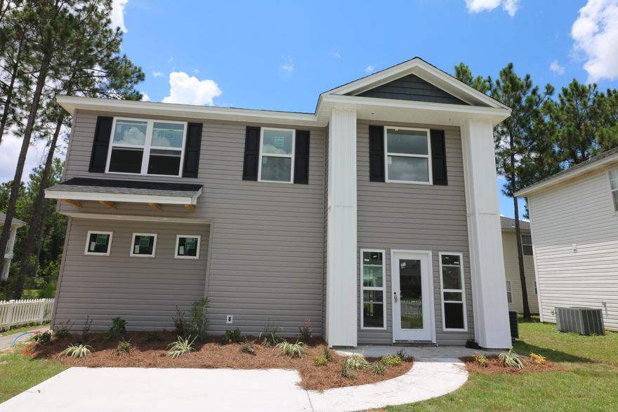 Charming new Construction home in on of the newer neighborhoods in Panama City, Close to Tyndall AFB, this home offers 3 bedrooms, 2.5 baths on a quiet cul-de-sac. Open floor plan with low maintenance , quality construction vinyl siding, energy efficient windows. Community playground, white picket fences, Avondale is a friendly community where you will find neighbors out walking the dog or just out for a stroll to say HI. Its a great Place to call home