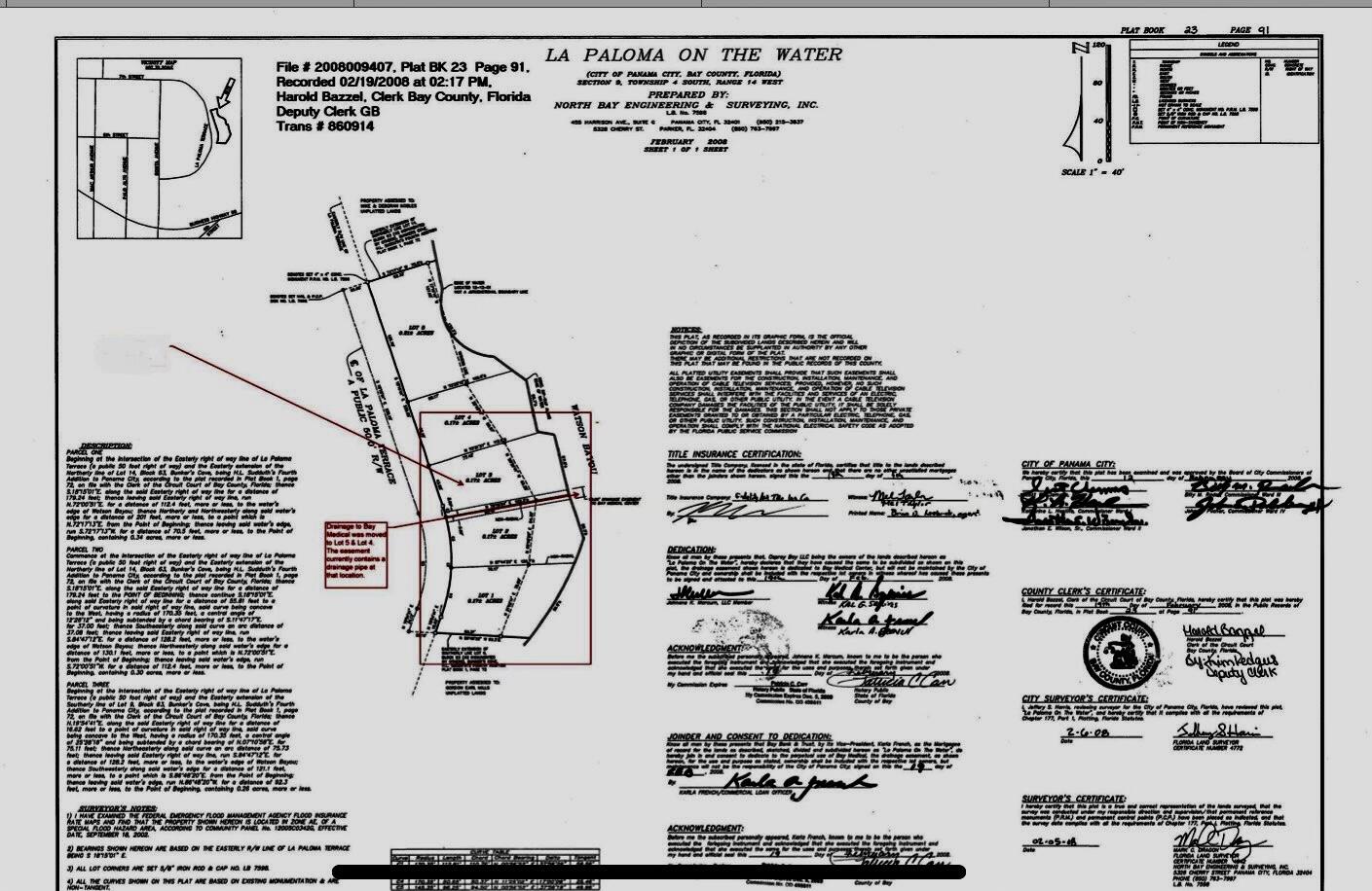 La Paloma on the Water - Land
