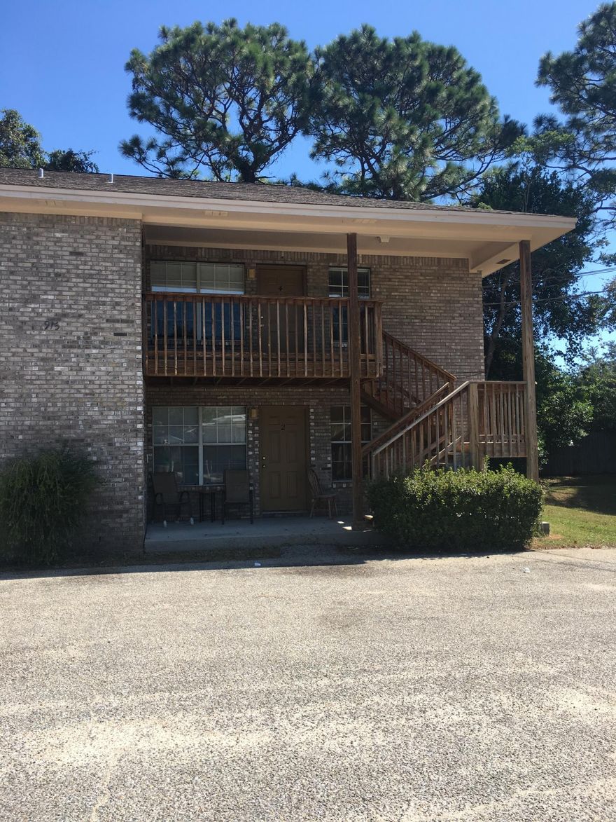 Second floor apartment convenient to both bases, shopping, restaurants and schools! Open floor plan with 2 bedrooms and 2 full baths. Easy application process! Call today to schedule a showing! No pets and no smoking!