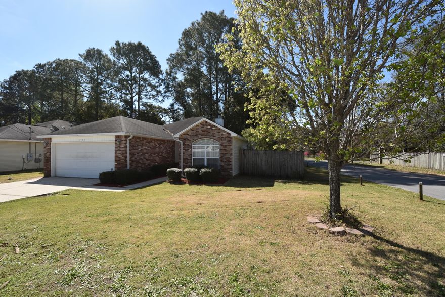 Located 10 minutes to Eglin AFB or Duke; and many restaurants, grocery stores, and shopping! 1 YR Home Warranty provided by Seller. CORNER Lot, Privacy Fence, New Paver Patio, ALL Appliances, 3 bedrooms with a separate Office is ready for the new owner! Split bedroom floor plan with wood floors, updated fixtures, Upgraded kitchen with granite counter tops, stainless appliances, breakfast bar, and pantry! Master suite is located off the Dining Area with a view of the backyard. Master bath includes double vanity and walk in closet. Bedrooms 2 and 3 off the Living Room share the 2nd Full Bathroom. Ceramic Tile in the wet areas. 2 Car Garage! Schedule your viewing today! Home warranty value of $400.