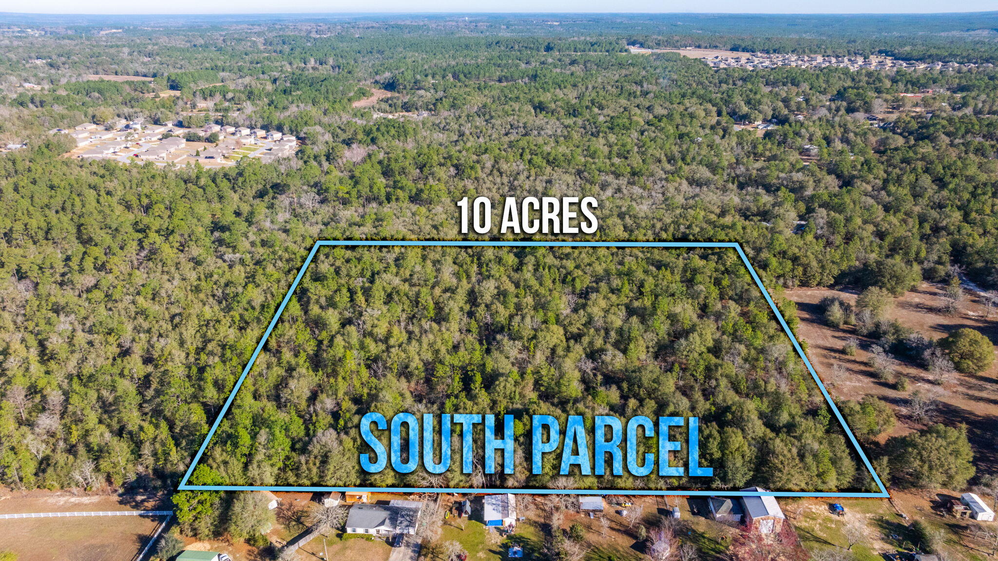 LOCATION, LOCATION, LOCATION! Check out this 10 acre parcel convenient to town! Bring your house plans and make your dreams a reality! Sale is contingent upon a lot split with Okaloosa County. 10 adjacent acres listed under MLS 942820.