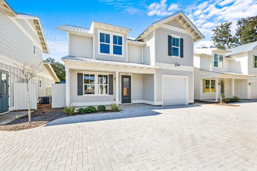 Seller offering $15K towards Buyer's closing costs and/or prepaids! *ONLY 1 BOAT SLIP REMAINING FOR PURCHASE WITH AN INTERIOR HOME* Welcome to your dream oasis, where every day feels like a vacation with everything you need right in this area. Nestled in an exclusive, newly developed waterfront community, this 4-bedroom, 4.5-bath home (with bonus area) offers the perfect blend of luxury, tranquility, and modern convenience. Imagine waking up to serene water views from your 1st floor primary suite, enjoying your morning coffee while watching the gentle ripples of the Santa Rosa Sound, and stepping out onto the community dock to hop on your boat for a quick cruise or sunset sail. With 9 private slips just steps from your door, boating enthusiasts will find paradise at their fingertips. This is more than just a home, it's a lifestyle. Spend your days lounging by the water, walking along our pristine beaches just minutes away, or exploring all Navarre's growth has to offer. Live where others dream of vacationing, an angler's paradise, water sports haven, and a sun lovers' refuge. Welcome to your forever home, where the sky meets the sea and every day is an opportunity to indulge in the ultimate coastal lifestyle alongside your modern everyday needs. Prices, plans, features and options are subject to change. (New homes feature a single sink in upstairs bath just off bonus area). Square footage is approximate. Artist renderings, photos, colors, features and sizes are for illustration purposes only and may vary from the homes as built.