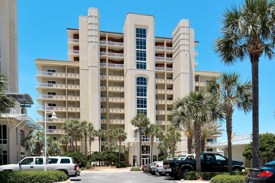 Spacious 1,531 sq ft., 2 bedrooms, 2 bath condo in Harbor Landing, one of the newest condo complexes on Holiday Isle. Beautiful Gulf and Harbor views, with deeded beach access. One large pool with fountains and changing colored lights with second pool for owners only, 2 Jacuzzis, and a kiddy pool. Grounds also have gas grills, picnic tables and a workout room.  Condo conveys outside storage closet and one dedicated parking space in garage. No Carpet in this unit! New LG stainless steel appliances less than 2 years old. New Trane heating and AC unit installed in 2017.  This is one of the only condos complexes that doesn't have a pet limit or size. Enjoy the gorgeous sunsets and watch the summer fireworks from your living room or balcony and enjoy the twinkling lights over Harbor Walk.