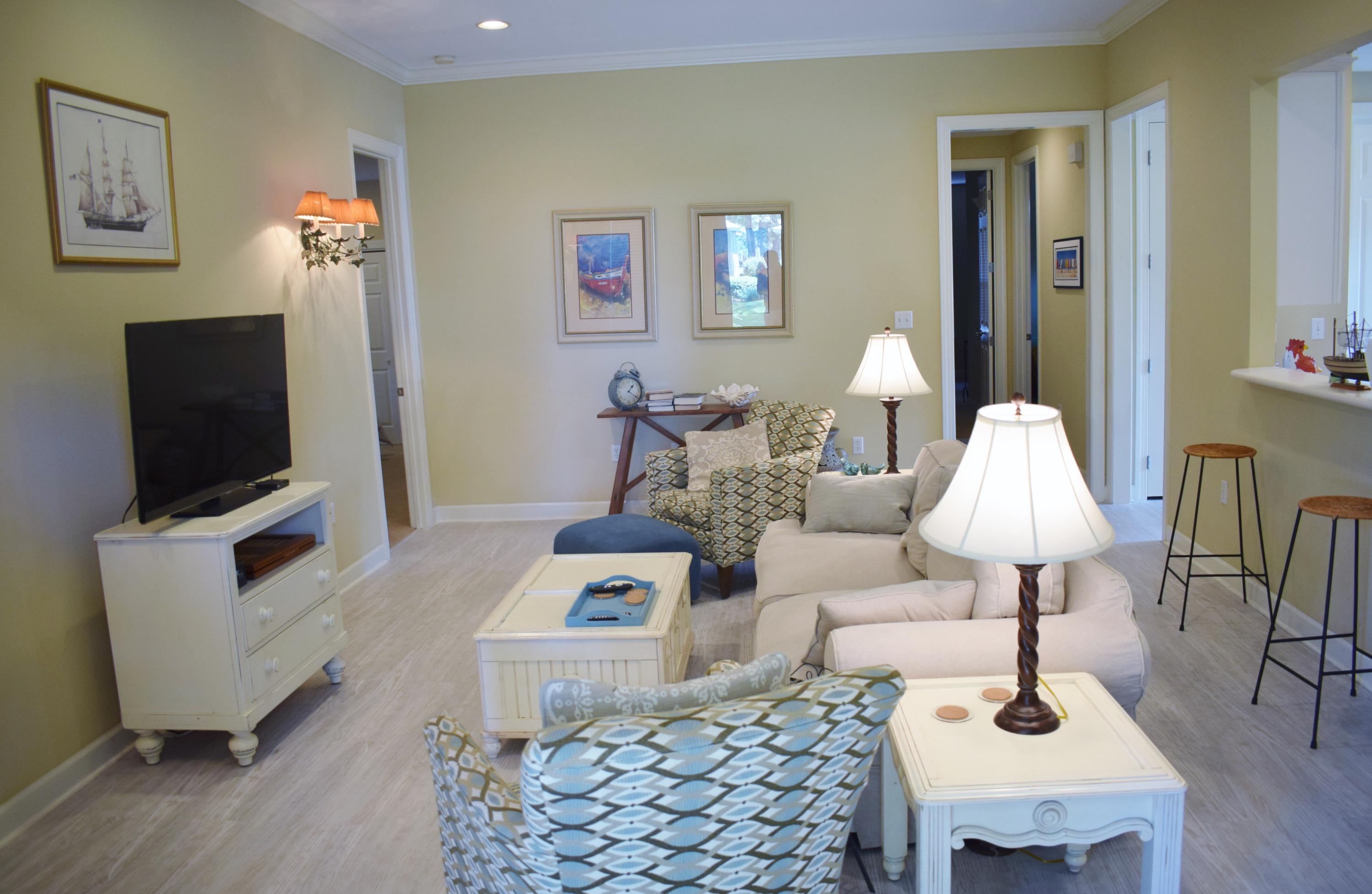 FULLY FURNISHED! 8 MONTH LEASE!! Golf cart available for additional $150 per month. Come see what all a Resort Community has to offer. Amenities available with the lease of this home (for a one-time, $150 administrative fee per lease term) are daily kayak, bike and boogie board rentals, daily tennis court time, fitness club access (with spa and steam rooms), access to the resorts four pools, and discounts on golf and beach set-ups. This is in addition to any amenities specific to this property's neighborhood and is an exclusive offering with this listing.