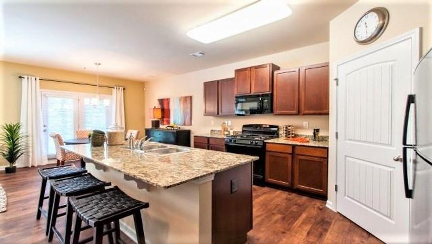 The Hayden is a 5 bedroom, 3 full bath 2 story home with a large loft area for the children's play area or a second living room. Open concept floor plan with kitchen having a large island with granite, stainless steel appliances, pantry and kitchen dining area. One bedroom downstairs with a bathroom for guest or the mother-in-law suite. Large master suite upstairs with bath to include garden tub, separate shower, double vanity sinks and large walk in closet. Home has front covered porch