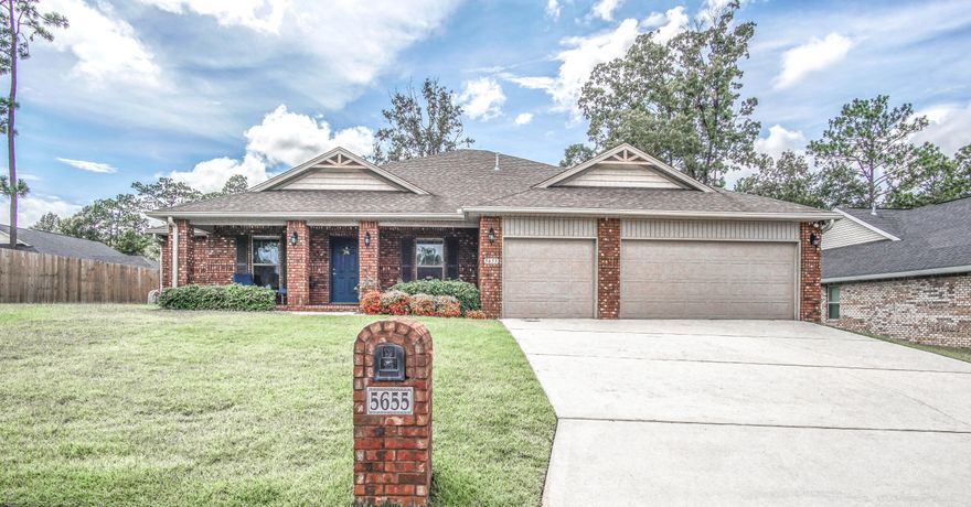 Beautiful 4 bedroom 2 bath home located in a Pool & Tennis court community, perfect for entertaining and move in ready. Home features 3 car garage, Formal dining area,kitchen nook and dedicated office space with french doors, perfect for a 5th bedroom space!Master suite features trayed ceilings will fit any furniture. Spa like bath has garden tub, separate walk in shower, makeup area, dual vanityand his/her closets. All additional bedrooms are spacious and feature large closets. Enjoy evenings outdoors without the bugs in the enclosed & screened lanai. Sprinkler system allows the yard to stay lush & green. Large aluminum shed conveys with sale.Home is a short two minute walk to the community tennis courts and pool.