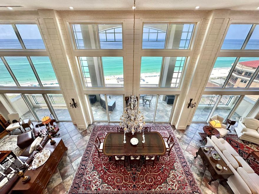 Welcome to the Crown Jewel of the Emerald Coast! As you enter this magnificent and uncompromising masterpiece from the 18th floor of the coveted non-rental Southwinds III building, you are drawn past the staircase leading you to the living quarters on the 19th floor and mesmerized by the 20 foot floor-to-ceiling windows adorned with shiplap siding to effortlessly frame the forever view from your vantage point.  Take your time to get lost in this 6450 square feet, six bedroom, seven bath residence with spacious office suite and learn how to find your favorite spots to enjoy your time while you are here. The privacy extends far beyond the boundaries of the palace in the sky and features completely private grounds with a dog park, pool and hot tub before setting foot onto the private beach Discerning owners know that some things are meant to be seen, and this one is meant to experienced and cherished as your own.