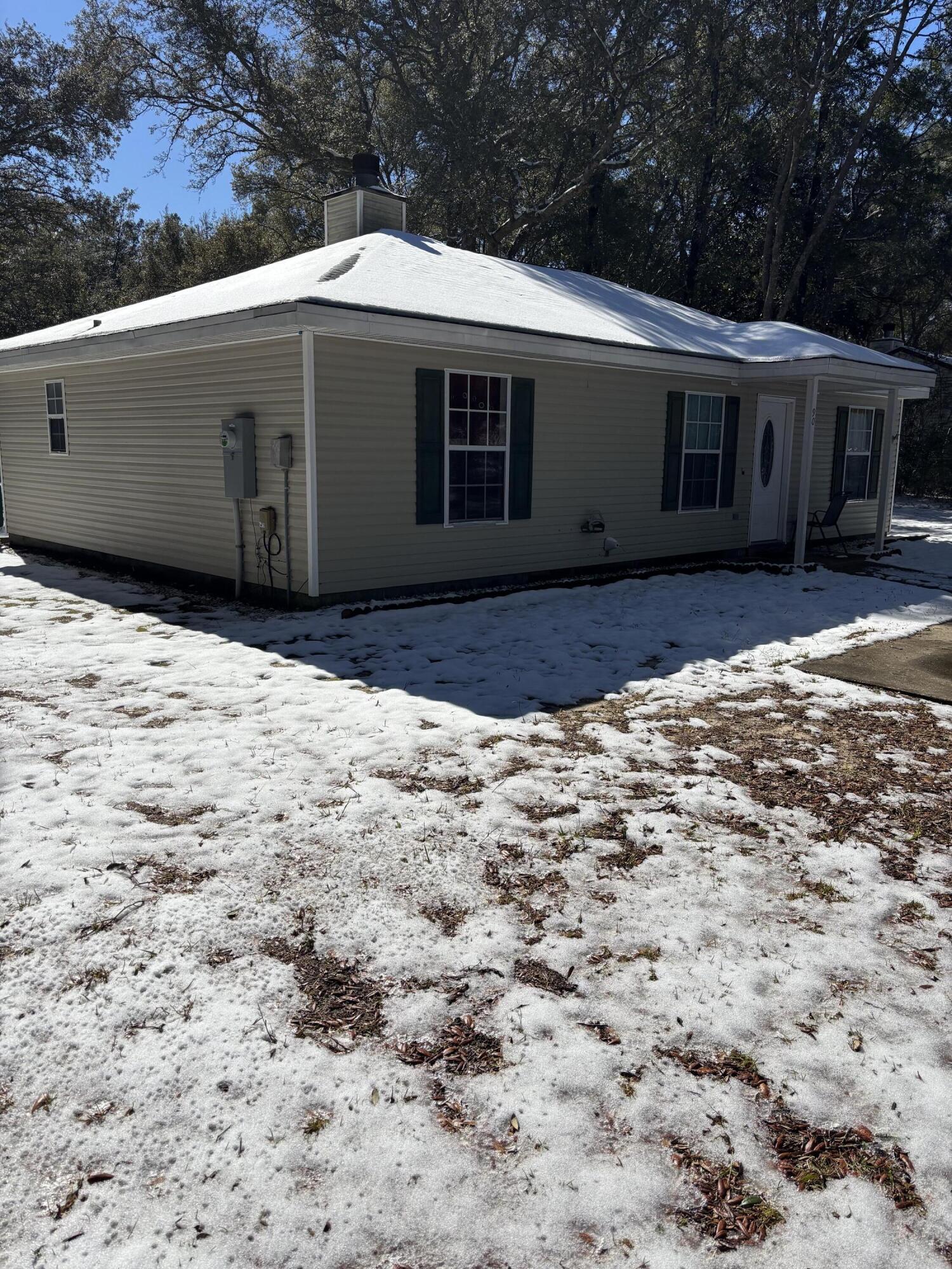 Beautiful Florida cottage style home located in Mossy Head, Florida. This 3 bedroom, 2 bath home was completely remodeled in 2015.  Upgrades included a new shingle roof, custom wood cabinets with granite countertops, stainless steel appliances, and a new hot water heater. House sits on @ .44 acres and has a workshop located in the back yard. All appliances will convey to include the washer and dryer. Located in Mossy Head, Florida the property is only 30 minutes   to Eglin Air Force Base and one hour or less to the beaches.  House has been meticulously maintained by owners.