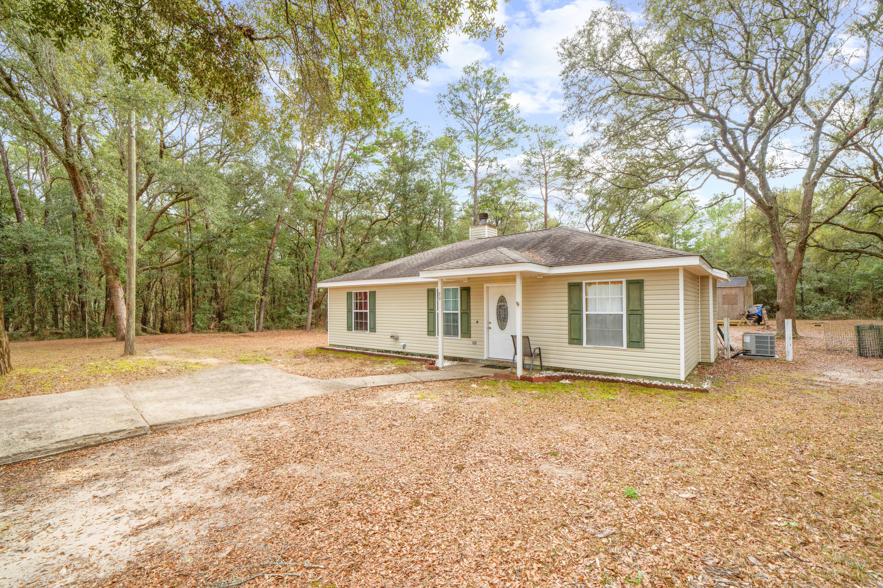 Price reduction! Motivated Seller! Beautiful Florida cottage style home located in Mossy Head, Florida. This 3 bedroom, 2 bath home was completely remodeled in 2015. Upgrades included a new shingle roof, custom wood cabinets with granite countertops, stainless steel appliances, and a new hot water heater. House sits on @ .44 acres and has a workshop located in the back yard. All appliances will convey to include the washer and dryer. Located in Mossy Head, Florida the property is only 30 minutes to Eglin Air Force Base and one hour or less to the beaches. House has been meticulously maintained by owners.