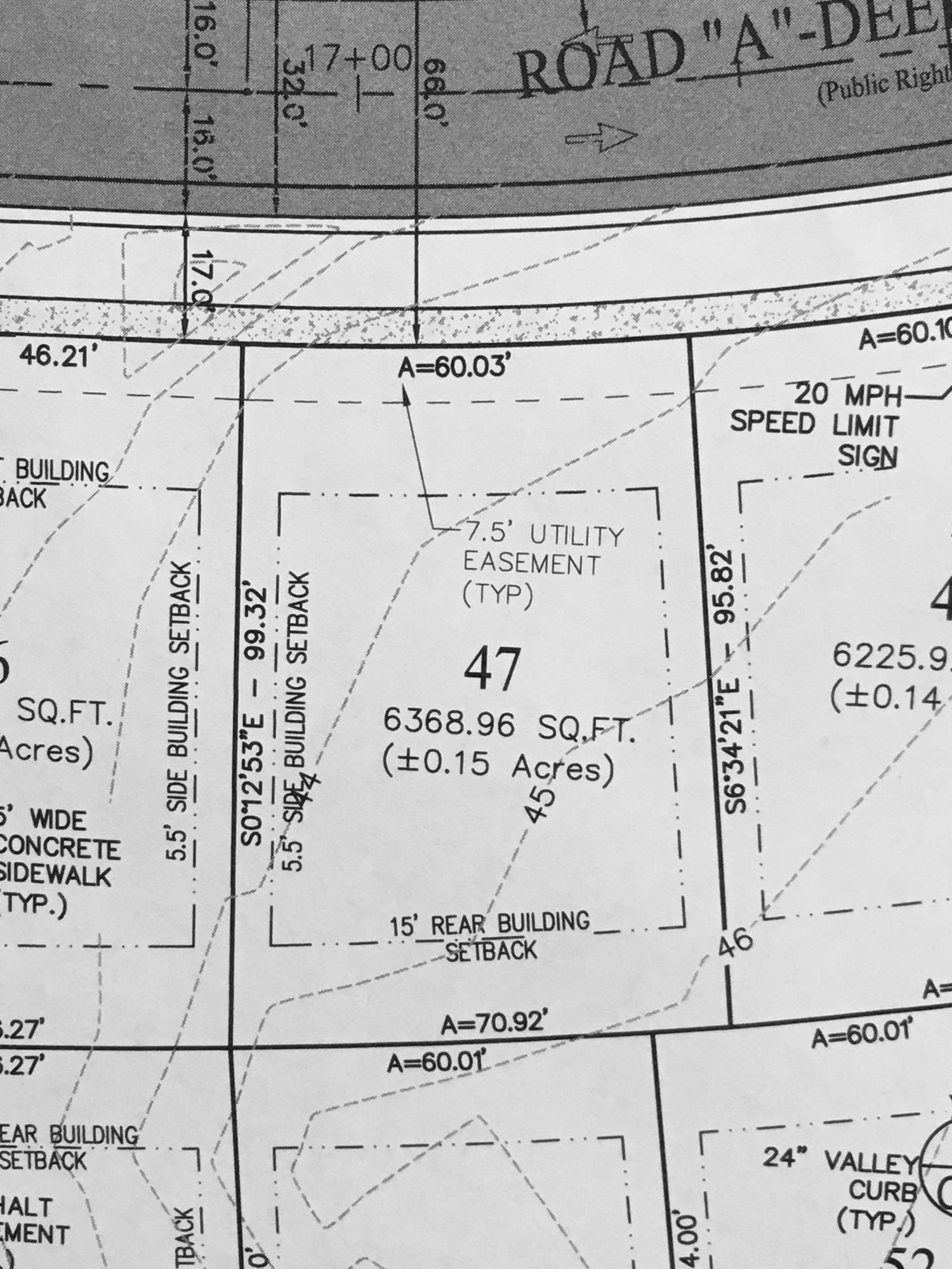 Deer Moss Creek PH 1 - Land