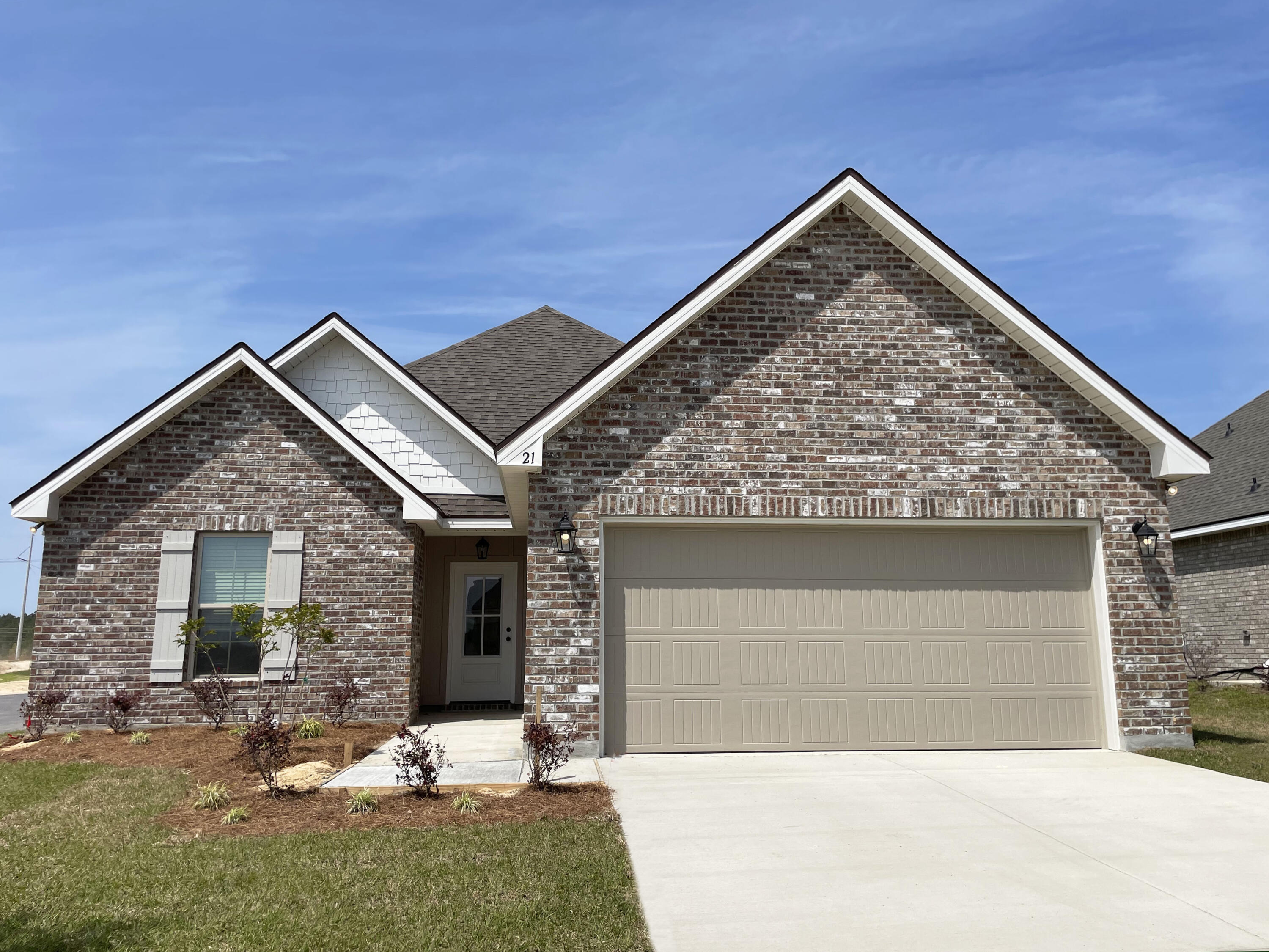 Awesome builder rate incentives and FREE window blinds OR front gutters plus a smart home package (restrictions apply)!Located on a corner lot the SORRENTO V G in The Bluffs at Lafayette community offers a 3 bedroom, 2 full bathroom open design. Upgrades added (list attached).Special Features: double vanity, garden tub, separate shower, and 2 walk-in closets in master suite, breakfast room, covered rear patio, recessed lights, crown molding, framed mirrors in bathrooms, undermount sinks, landscaping, architectural 30-year shingles, flood lights, and more!Energy Efficient Features: tankless gas water heater, kitchen appliance package, vinyl low E windows, and more!