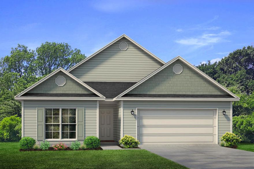 A good rental history and satisfactory credit check can lead to a lower monthly pricing! Be the first to occupy this The STUNNING Delray plan! This open floor plan is perfect for entertaining, and the 23 foot covered back porch backs up to state woodlands. To many upgrades to list them all here so we invite you to view for yourself. Call today for any questions or for an appointment - look forward to meeting with you!