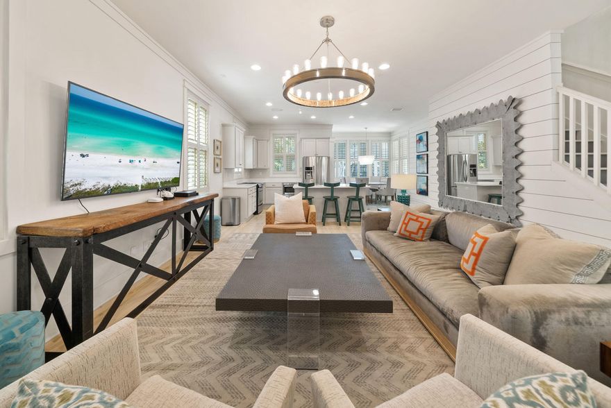 Experience Luxury Coastal Living in this beautifully updated 4-bedroom, 3.5-bathroom home located in the coveted WaterColor Phase 2 community of 30A. Designed to sleep 8-9 guests, this property is the perfect blend of family retreat and proven investment opportunity.Step inside to find new quartz countertops throughout, updated designer furnishings, and spacious, inviting interiors. Outdoors, enjoy your private heated saltwater pool, plus an outdoor fireplace and built-in grill -- the ultimate setup for family fun and entertaining. Offered fully furnished and complete with a golf cart, this home is truly turnkey. Investment PotentialEstablished rental history with 2025 projected over $200,000
