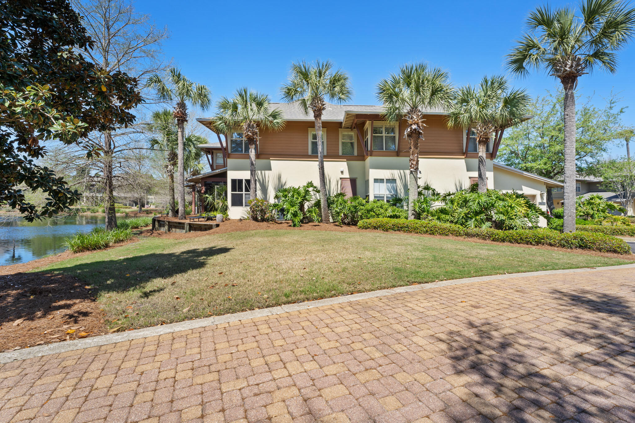 This beautiful, updated end unit townhome is a must see. New roof in 2020, HVAC & Water Heater 2014. Magnolia Bay is the most sought-after neighborhood, in the Sandestin Beach & Golf Resort. The Magnolia Bay pool, Baytowne Marina, Tennis Club, Village of Baytowne Wharf are all just a quick walk or golf cart ride away. This magical resort spanning over 2,000 acres is comprised of over 70 unique neighborhoods of condominiums, villas, town homes, and estates. The resort features miles of sandy white beaches and pristine bay front, four championship golf courses, a world-class tennis center with 15 courts, 4 resort swimming pools (and 15 private neighborhood pools). The Village of Baytowne Wharf, a charming pedestrian village with events, shopping, dining, family entertainment and nightlife. For true golf cart community living, Grand Boulevard is just outside the resort gates.