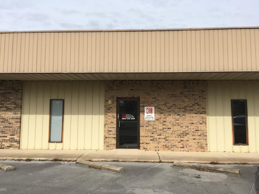 Lots of parking with a convenient location. 3 offices and reception area.