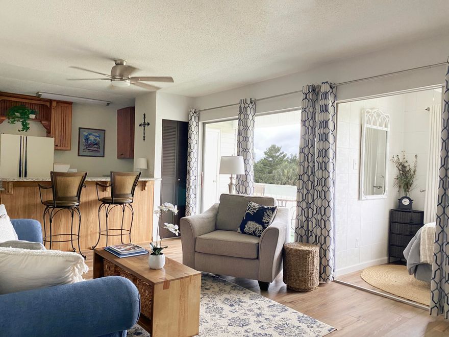 This FURNISHED one bedroom + BONUS room includes full sized Washer/Dryer AND utilities and is centrally located in the heart of Destin. Gulf Terrace is a gated community just a short distance to the Gulf of Mexico, dining & attractions. Once inside the community, you will forget you are in the middle of the hustle and bustle and instead feel like you are on vacation! The community offers 3 pools, tennis & pickleball courts and a serene lake where you can feed the fish or relax and watch the turtles. The bedroom has a king bed and bonus room includes one twin bed. The rent includes all utilities (power up to $75/mo with any monthly excess due by tenant). No Smoking (including balcony) & no pets. Available January 15, 2026