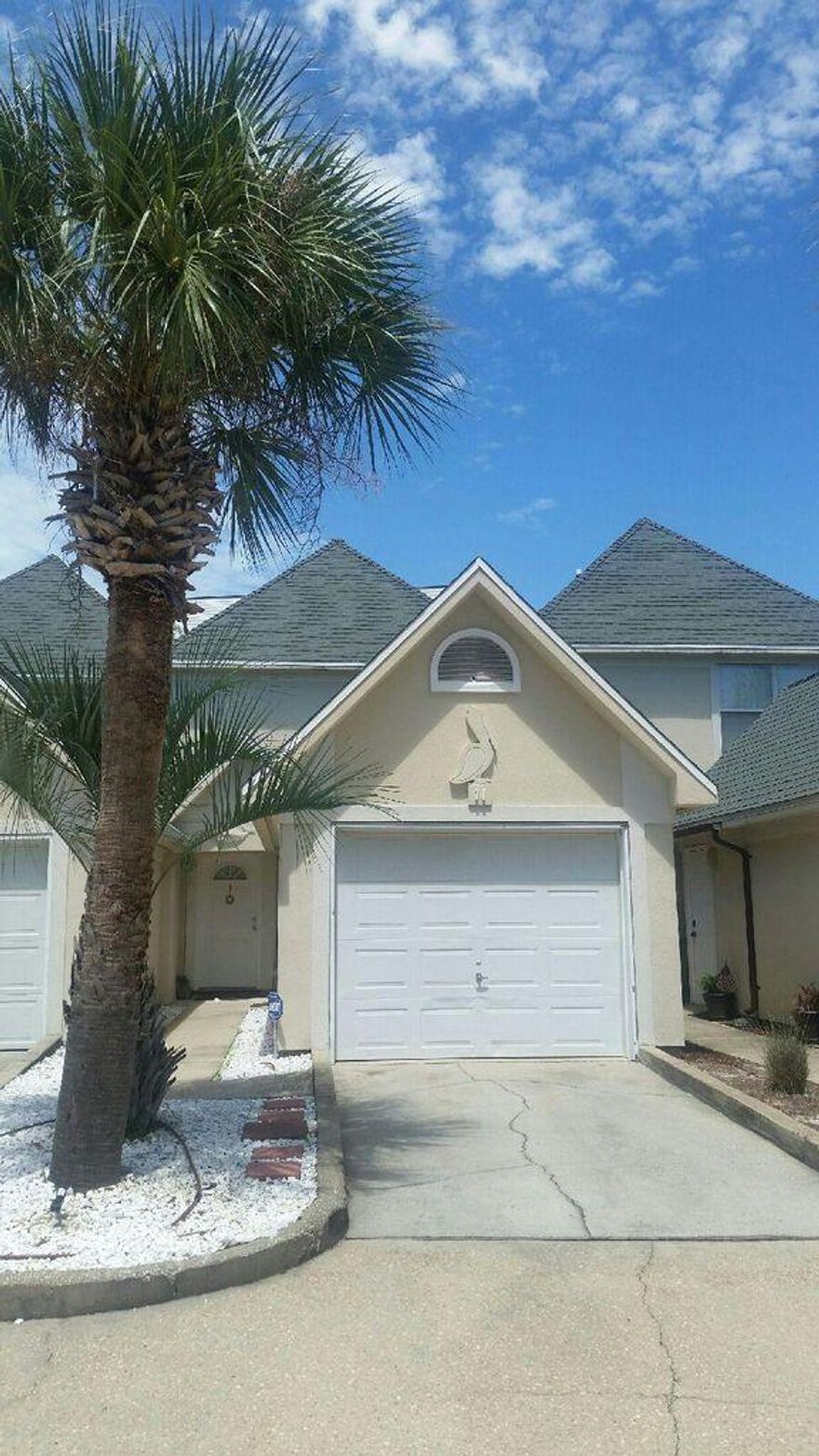 Furnished 2 bedroom 2.5 bath townhouse, located in the Heart of Destin just a short walk to the entertainment of the Destin Harbor, a minute from the Destin Bridge, schools, grocery, and local restaurants. This townhomes feature stainless steel appliances, ceiling fans, open concept kitchen, dining, and living room with the half bath down stairs. Located upstairs are two ample-sized bedrooms, each with an en suite bathroom. The one car garage and attic space allow for additional storage or parking for the toys! This secluded highly desired neighborhood features a private community pool for those hot summer days! Lease Prep Fee of $75 is due prior to move in. Sorry No Pets No Smoking. Owner will consider unfurnishing for $3400.00