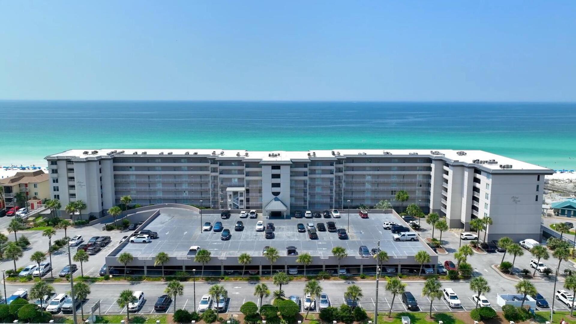Welcome to your ideal beach retreat at the Island Princess on Okaloosa Island in beautiful Fort Walton Beach! This spacious and well-appointed first-floor condo is perfect for family vacations or tranquil getaways. With three bedrooms and three full baths, everyone in your group will have ample room to relax, unwind, and enjoy a touch of paradise.One of the standout features of this condo is its convenient first-floor location. No need to worry about stairs or elevators--simply step outside to access the pool, beach, and other amenities. This condo is also a sought-after corner unit, offering enhanced privacy and a more open feel. Plus, it has the largest patio in the complex, perfect for spreading out with family and friends. Whether you're sipping morning coffee or dining al fresco in the evening, the patio space allows you to fully embrace the beachside lifestyle.
The Island Princess is a beloved destination on Okaloosa Island, known for its well-maintained facilities and proximity to all the attractions of Fort Walton Beach. Here, you'll find a large, heated gulf-front pool and hot tub, as well as a fitness center and barbecue area, making it easy to enjoy every moment of your vacation. The complex is ideally positioned on the beachfront, offering guests direct access to the pristine white sands and turquoise waters of the Gulf of Mexico.
Okaloosa Island is a hidden gem along Florida's Emerald Coast, renowned for its powder-soft sand, gentle waves, and vibrant sunsets. Beyond the beach, you can explore nearby parks, nature trails, and a variety of water activities, including paddleboarding, kayaking, and snorkeling. Dining, shopping, and family-friendly attractions are just minutes away, so you can experience the best of both adventure and relaxation.
Additionally, you're just a short drive from Destin, known as the "World's Luckiest Fishing Village." Here, you'll find endless attractions to explore, from the HarborWalk Village, with its restaurants, boutiques, and seasonal events, to Big Kahuna's Water & Adventure Park, perfect for family fun. Destin is also home to some of the best golf courses in the region and numerous boat tours, including dolphin-watching cruises and snorkeling excursions. With Destin's shopping, dining, and nightlife just a quick trip away, you'll have access to everything you need for an unforgettable beach vacation.
Make this first-floor condo at the Island Princess your new favorite destination, where you'll find space, convenience, and all the comforts of home in a tropical paradise.