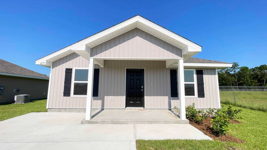 The Rivers Cove community offers residents: Gorgeous Community Pool, Community Room and Play ground.  The new 'CALLAWAY' floorplan is a charming cottage style home with no wasted space, a desirable open design for relaxed living. Easy care beautiful wood look flooring, delightful kitchen with stainless appliances, quiet dishwasher, smooth top range, built in microwave and pantry. Also included is Fabric hurricane door/window protection and a Smart Home 'Connect' system with several convenient Smart Home Devices.  MUST SEE.