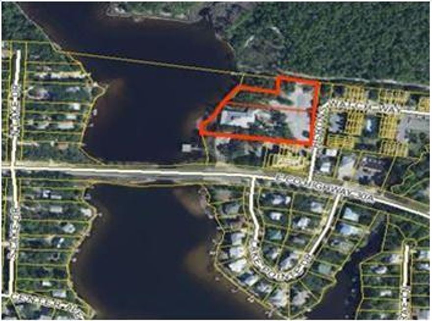 *ENTERED FOR COMP PURPOSES*+/- 2.3 acres with 260' on Coastal Dune Lake, +/- 11,000 S.F. of restaurant buildings, plus five (5) individual bungalows along the breezeway entry area that rent for $500 to $600 per month, and the newly constructed waterfront open air bar area. Buildings are constructed of wood frame with stucco finish and roof is sloped metal. Estimated total seats 320 and plenty of parking with enough to add for building / bar area. Owners are continuously upgrading, adding new signage and furniture.