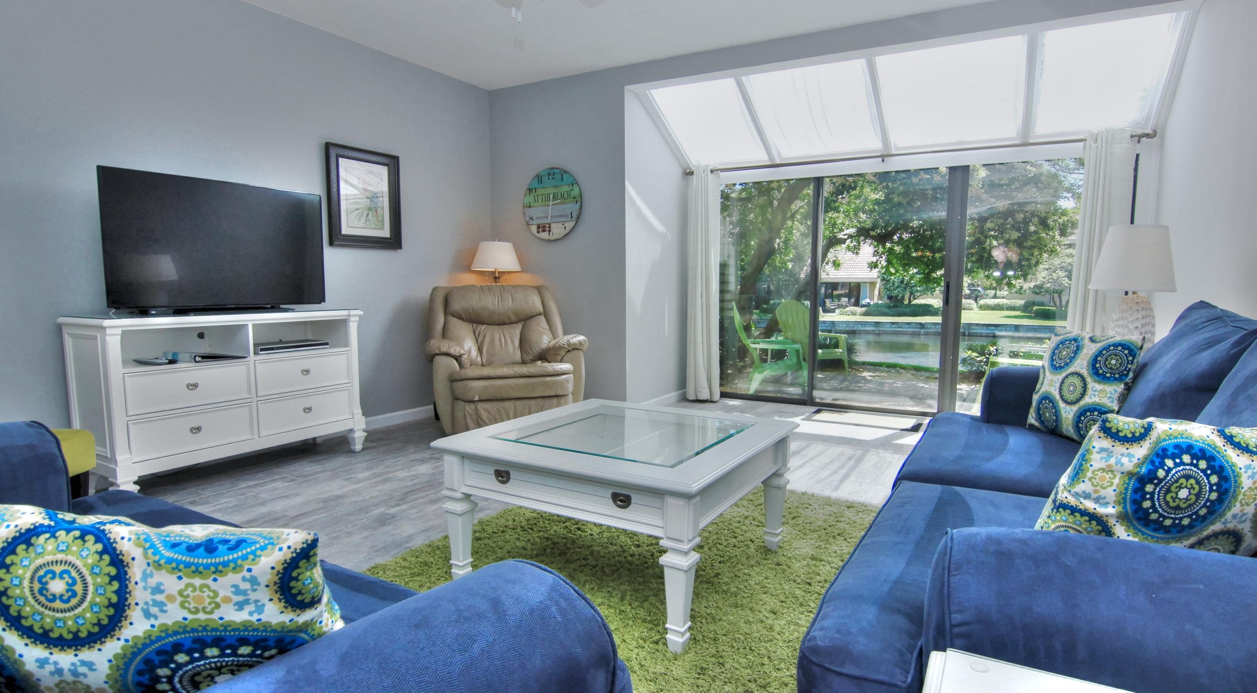 For years Beachwalk Villas have been cherished by visitors to Sandestin Golf and Beach Resort. Its' Beachside location is perfect to take advantage of all of the world class amenities that this Destination Resort offers. 5105 Beachwalk is a large 2 Bedroom / 2.5 Bath lake-front Townhome boasting an open floor plan with two private patios. The owners have recently updated throughout, and this charming property is offered fully furnished and rental ready. 5105 sits directly on the largest stocked lake within the gates of Sandestin. Beachwalk also offers a large private heated pool. This beautiful home is a short walk to Sandestin's world famous sugar white Beaches. It is an equally short stroll to the Market Shops at Sandestin. As with every property in this self-contained Resort, you a