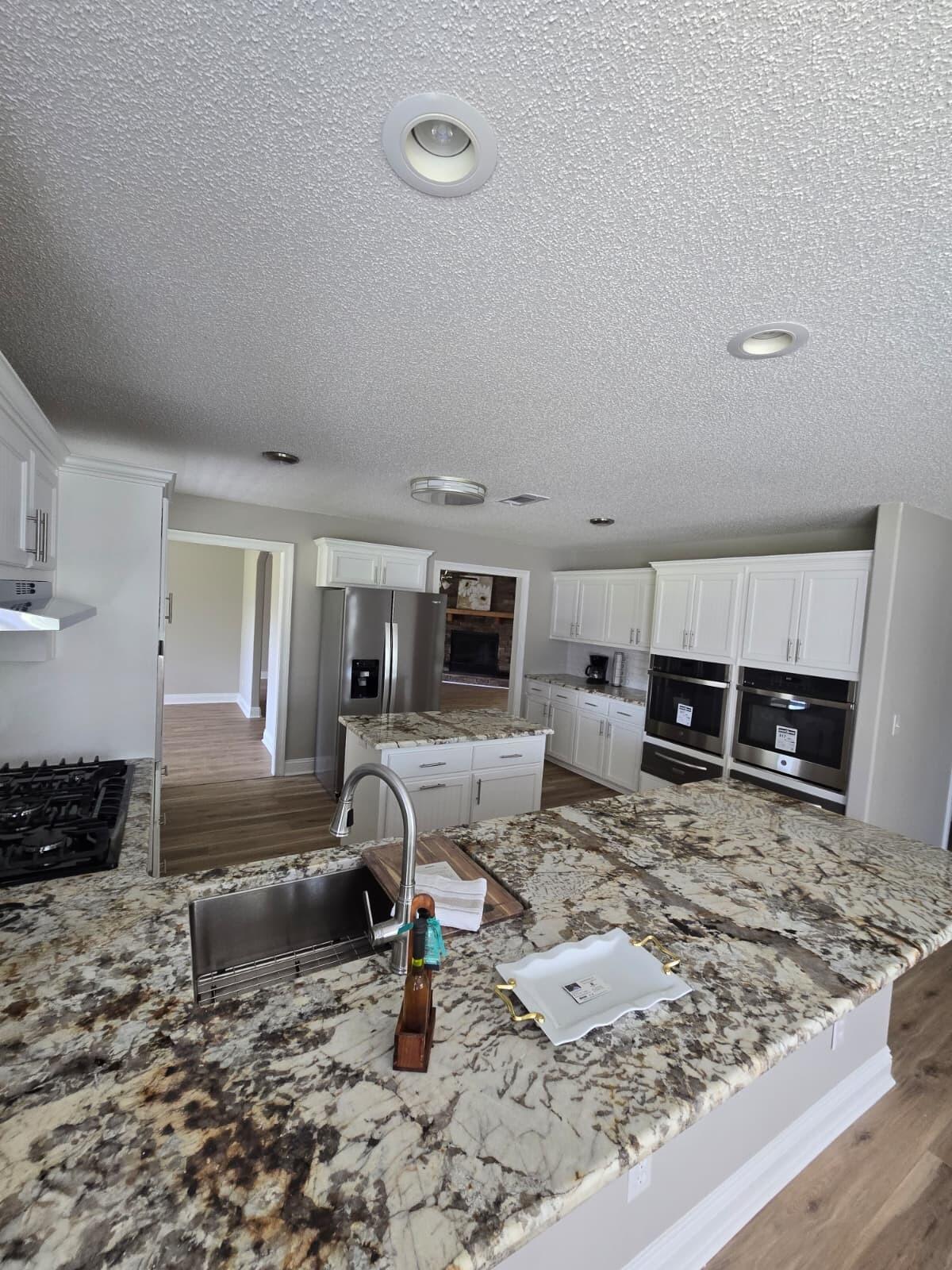 This wont last on 10 acres 100% Updated!! 2 Ovens on order and stove top..New Roof 2025, New Paint, new updated kitchen and baths with granite counter-tops and new appliances, new flooring, 100% Move in ready what a deal --2017 AC- 7151 Stucky Rd, Century, FL 32535 is a spacious single-family home nestled on 10.49 acres of land in Escambia County, Florida. Built in 2008, it offers a blend of privacy, rural charm, and modern amenities.Property Highlights- Size: 2,391 sq ft of living space- Bedrooms/Bathrooms: 4 beds, 2 full baths- Lot: Over 10 acres, 90% cleared- Garage: Attached 2-car garage- Kitchen: Chef's kitchen with double convection ovens, warmers and built-in microwave, and walk-in pantry Master Suite: Two walk-in closets and spacious layout
- Utilities: Central heating and cooling, natural gas, and cable available