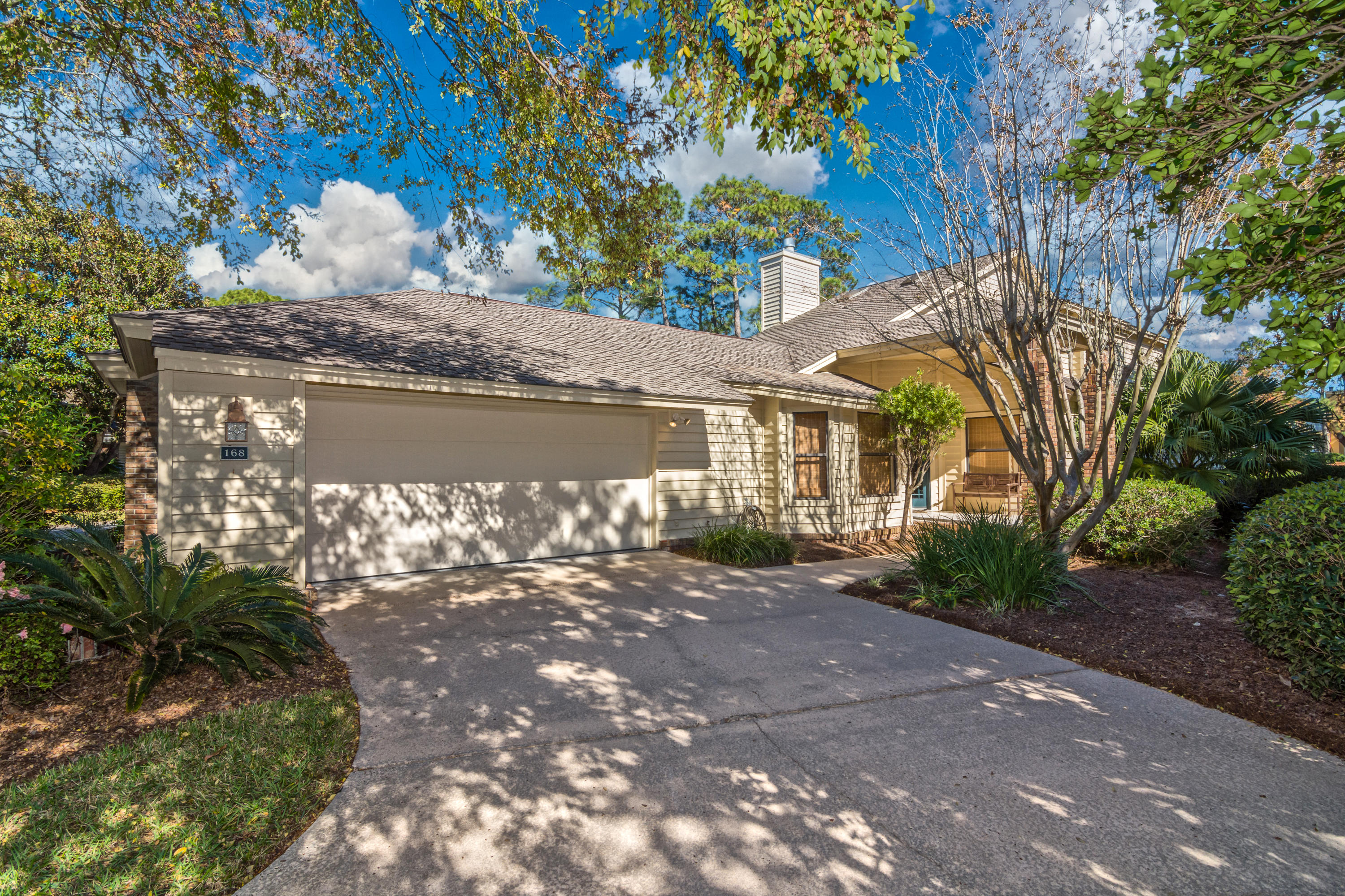 Wow! Situated on the 17th hole of the Links Golf Course, this 3 bedroom, 2.5 bathroom residence offers fantastic bay, lake, and golf course views. An open floor plan creates a relaxed flow, while numerous large windows and doors provide an abundance of natural light throughout this home. The first floor features a two-story main living space, a spacious office/library, a large master bedroom with ensuite bathroom and walk-in closet, a generous dining area, an open kitchen complete with breakfast nook, a sunroom, and a large screened porch which opens to a private pool. The second floor features two additional bedrooms, each offering spectacular views from its own private balcony. Home will be sold furnished with a few exclusions. Sandestin offers 4 Championship golf courses, a first