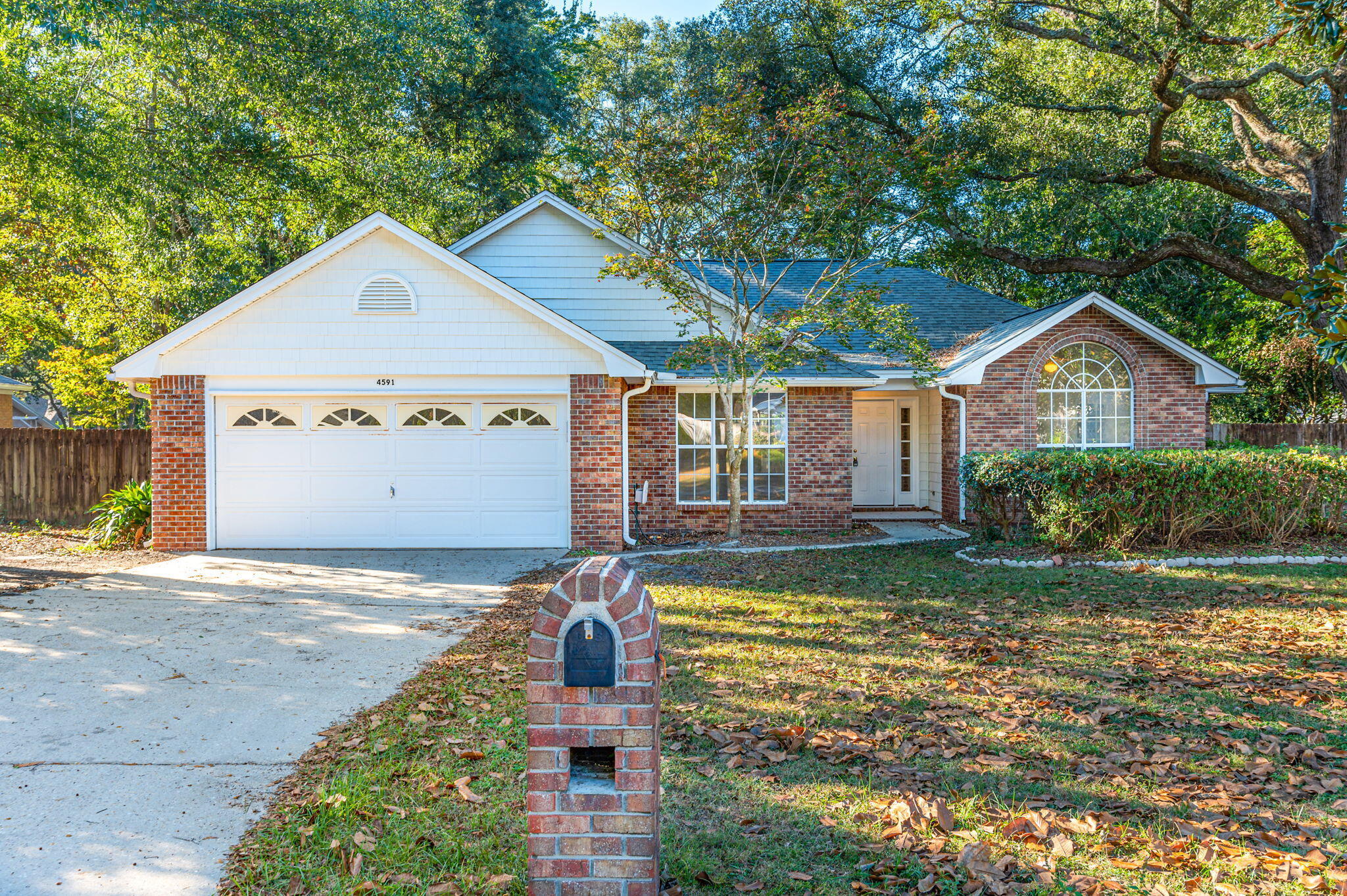 Welcome to this beautifully maintained and spacious home, nestled among mature trees that offer both privacy and a serene natural setting.Inside, you'll find an open-concept layout with hard surface flooring throughout the main living areas and carpet in all bedrooms. This home offers 3 generously sized bedrooms plus a versatile bonus room--perfect for a home office, playroom, or guest space. The split floor plan provides added privacy, while the formal dining room and a roomy breakfast nook offer flexible dining options. Vaulted ceilings enhance the sense of space and light in the main living areas. The kitchen is equipped with a gas stove, ideal for cooking enthusiasts, and the home is serviced by natural gas. Step outside to enjoy a fully fenced backyard, ideal for pets, play, or weekend relaxation. Roof replaced in 2021