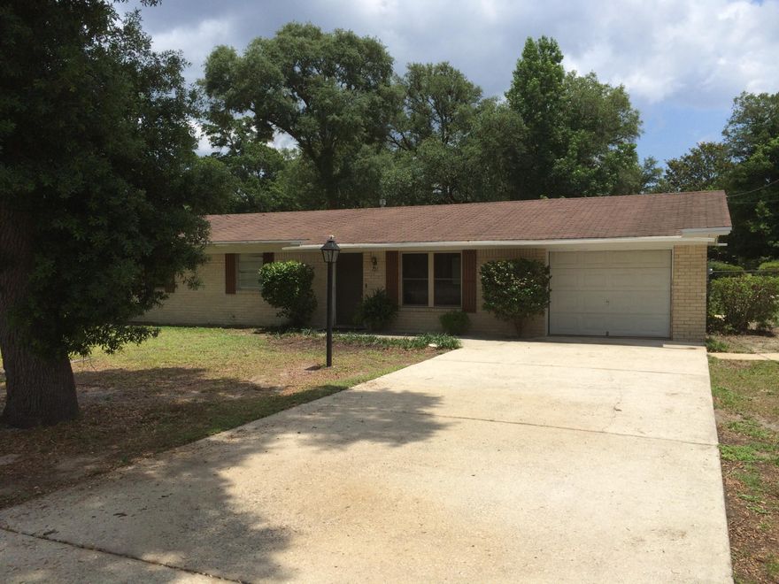 Great home with lots of potential in nice neighborhood. Close to bases, schools and shopping. This house features 3 bedrooms, 2 baths with an open floor plan. Spacious fenced back yard. Must see.Property to be sold AS IS.